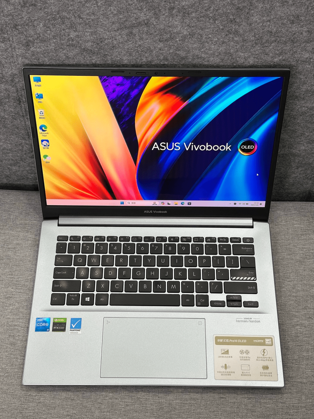 ASUS Vivobook Pro 14 – i5-12500H / 16GB RAM / 512GB SSD / RTX3050 Graphics / OLED Display - 图片 2