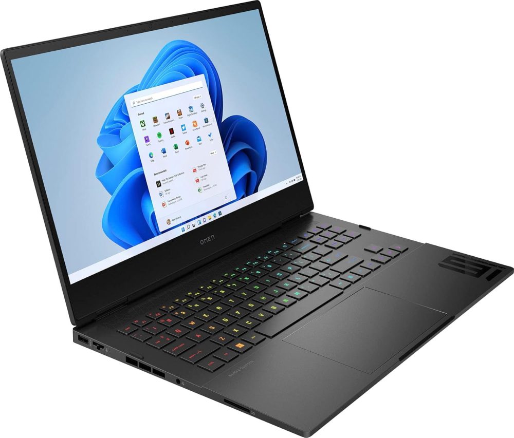 HP Omen 8 Pro 2022 Gaming Laptop | 16.1" 2K 165Hz Display |  AMD Ryzen 7-6800H - 512GB SSD Hard Drive - 16GB RAM - Nvidia GeForce RTX 3060 6GB