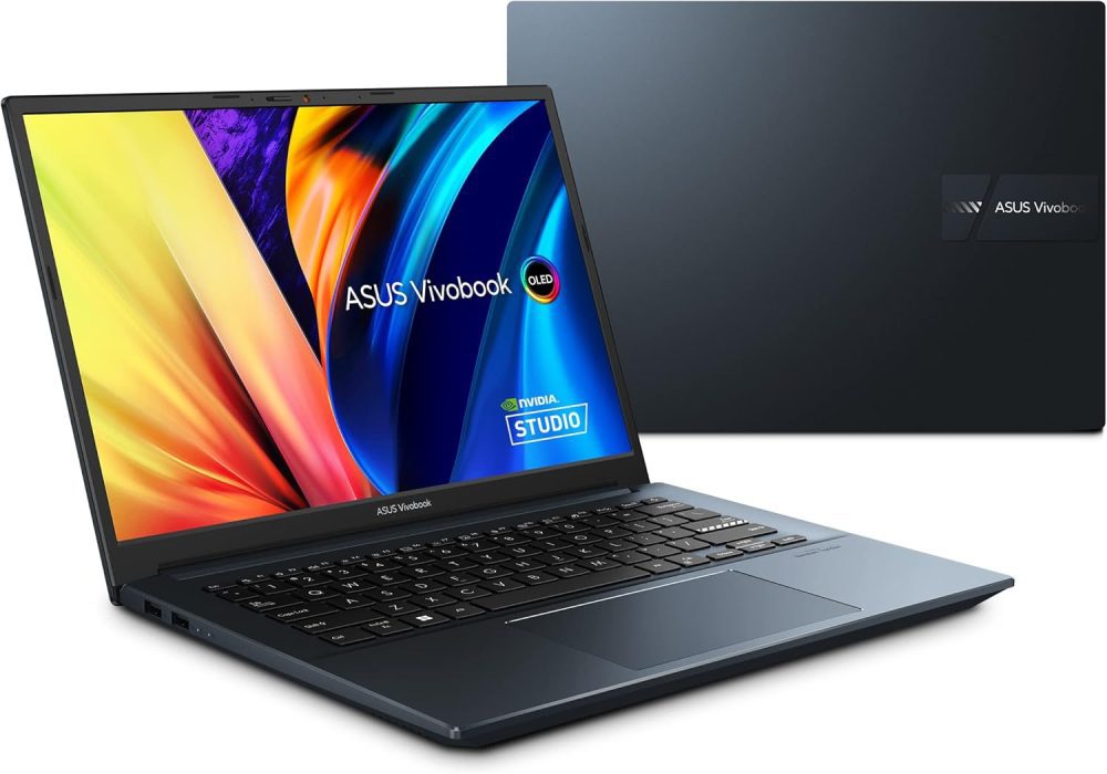 ASUS vivobook Pro 14 | 14" OLED Laptop | Intel i5-12500H | 16GB RAM | 512GB SSD | NVIDIA RTX 3050 | Blue - 图片 3