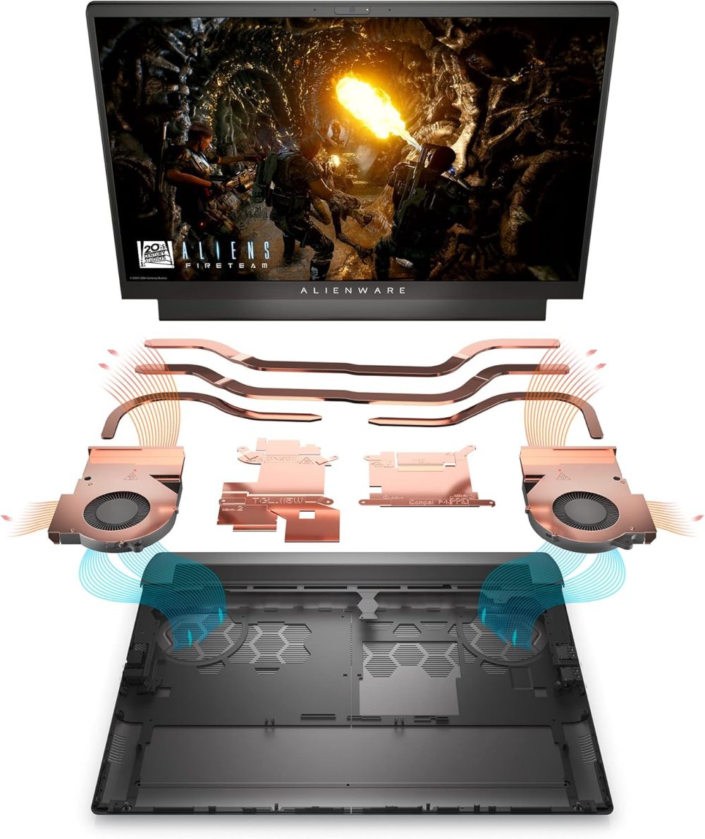 Alienware M15 R6 15.6"165Hz  Gaming Laptop – Intel Core I7-11800H , 16GB RAM, 512GB SSD, NVIDIA GeForce RTX 3060 6G - Image 3