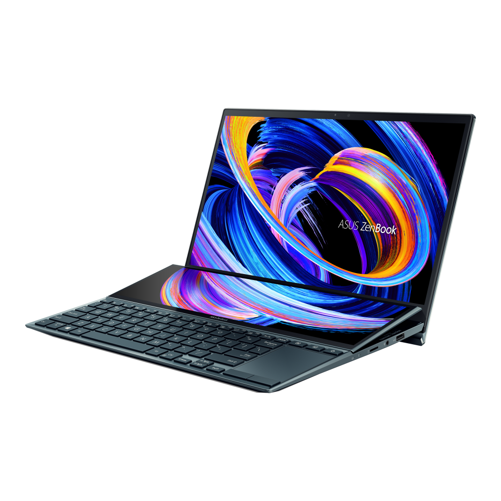 ASUS ZenBook Duo UX4100E/UX482EG | 14" Dual-Screen Laptop | Intel Core i5-1135G7 | 16GB RAM | 512GB SSD | Touchscreen